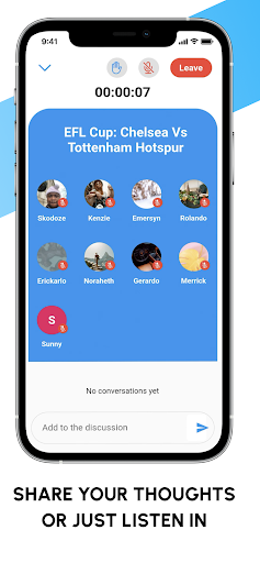 Screenshot of KickChat: App for True Fans