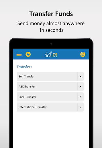 ABK UAE Mobile Banking Screen 3