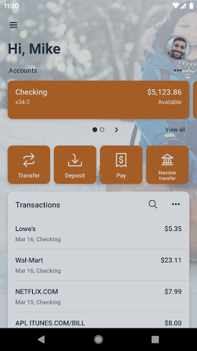 Embers Credit Union Screen 2
