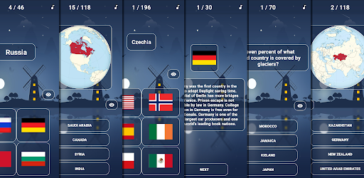 Flags of World Countries Quiz Mod Vô Hạn Tài Nguyên v1.1.37