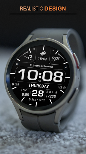 WFP 232 Stylish watch face screenshot 36