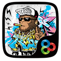 Rock Graffiti GOLauncher Theme