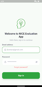Nice - Evaluation App
