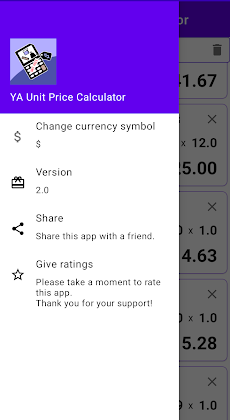 YA Unit Price Calculator -SDのおすすめ画像4