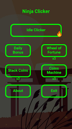 Ninja Idle Clicker Screen 2