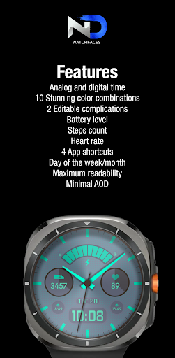 Minimalist Watchface — NDW066 screenshot 12