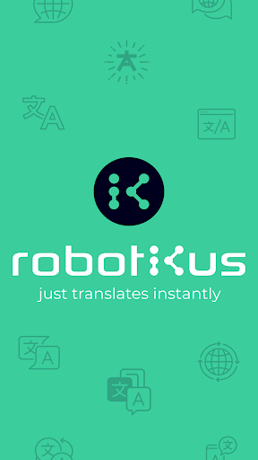 Android application robotikus Translator screenshort