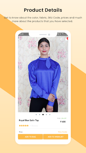 Rajkumari Fashion Shopping App Screen 3