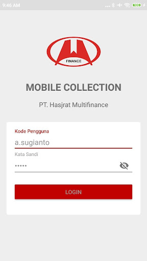 Android application HMF Mobile Collection screenshort