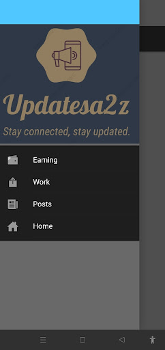 Android application updatesa2z screenshort