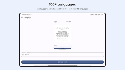 Screenshot of OCR - Image to Text - Extract