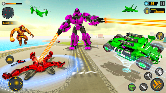 Bee Robot Car Game: Robot Game Screenshot