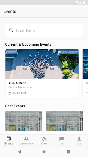 Bechtle Events Screen 2