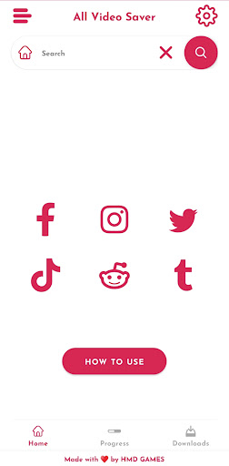 Android application All Video Saver screenshort