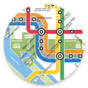 Washington DC Metro Map App  Icon