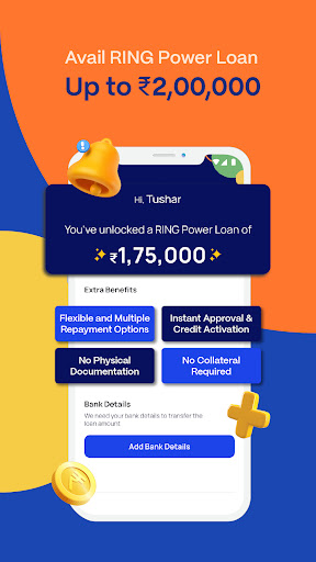 RING: Quick loan & UPI payment Screen 3
