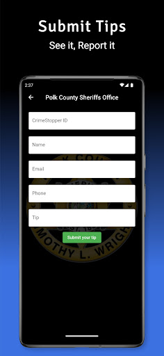 Polk County NC Citizen Connect Screen 3