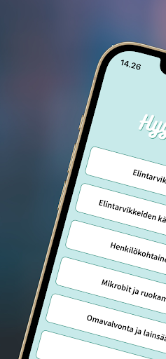 Android application Hygieniavisa screenshort