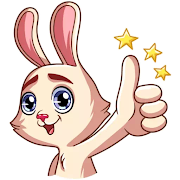 Bunny (Rabbit) Stickers For WhatsApp - WAStickers
