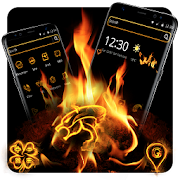 Black Fire Theme  Icon