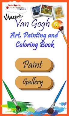 Vincent van Gogh Coloring Bookのおすすめ画像1