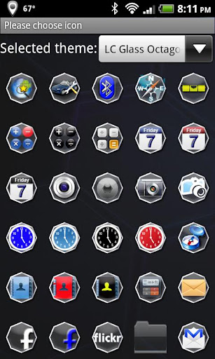 LC Glass Octagon Theme Screen 3