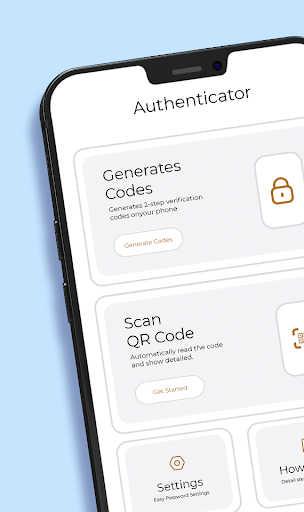 Android application 2FA Authentication screenshort