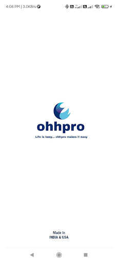Android application Ohhpro Merchant screenshort