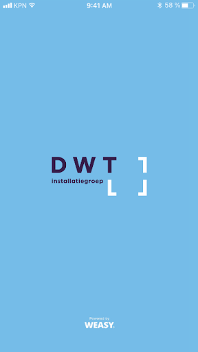Android application DWT Groep screenshort