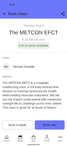 EFCT Fitness Screen 3