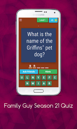 Family Guy Season 21 Quiz