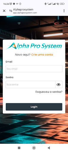 Android application AlphaPro screenshort