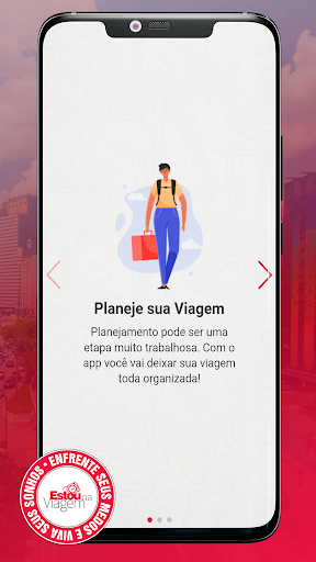 Android application Estou na Viagem screenshort