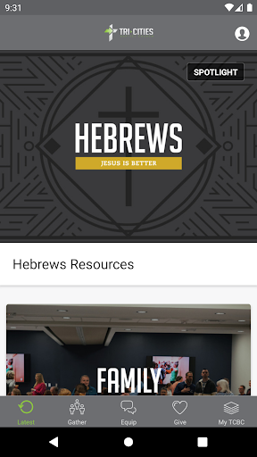 Android application Tri-Cities Baptist Church screenshort