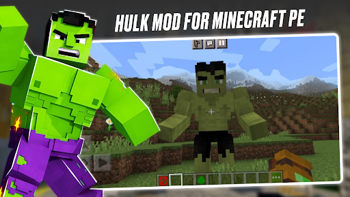 Hulk mod for Minecraft PE 1