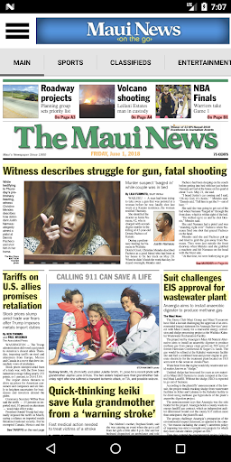 Maui News On The Go Screen 2