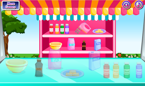 Ice cream making cooking games