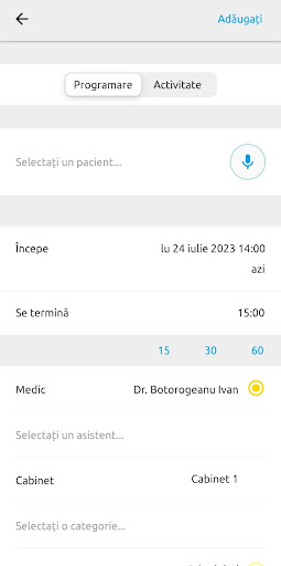 iClinic Screen 2