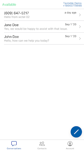 WCF Messenger Screen 2