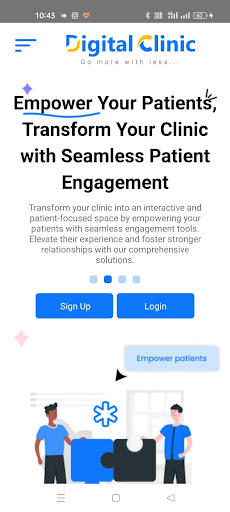 Android application Digital Clinic screenshort