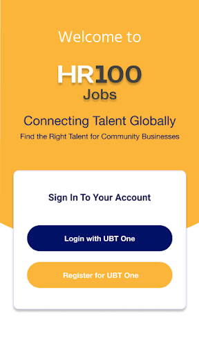 Android application HR100 Jobs screenshort