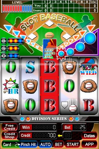 Android application SLOT BASEBALL screenshort