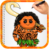 How To Draw Maui Moana icon