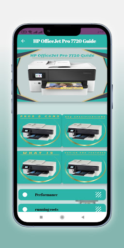 HP OfficeJet Pro 7720 Guide Screen 2