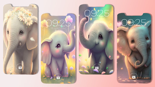 Android application Cute Elephant Wallpaper Animal screenshort