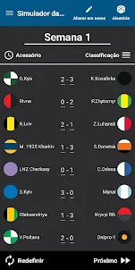 Simulador da Liga Ucrânia 2024