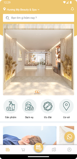 Android application Hương My Beauty Spa screenshort