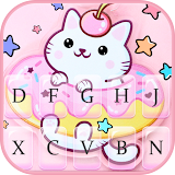 Lovely Cat Donuts Keyboard Theme icon