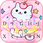 Lovely Cat Donuts Keyboard Theme