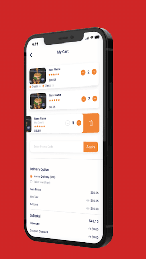 Smartsfood: Food Delivery Screen 3
